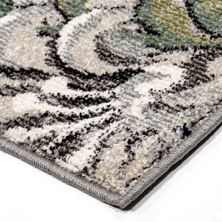 Wildon Home® Gulielma Performance Distressed Gray Rug Wayfair